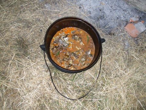 ciorbitza de peste cu ceapa calita, ardei iute si bulion, un plus de bucatarie ardeleneasca ... da' sa vedeti cu smantana cum te unge la papile ...